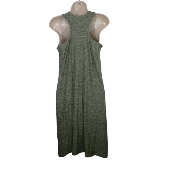 32 Degrees Cool Gray Sleeveless Racerback Tank Dress Women Size M Built-In Bra - Picture 3 of 8